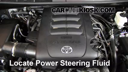 2012 Toyota Sequoia SR5 4.6L V8 Power Steering Fluid Fix Leaks